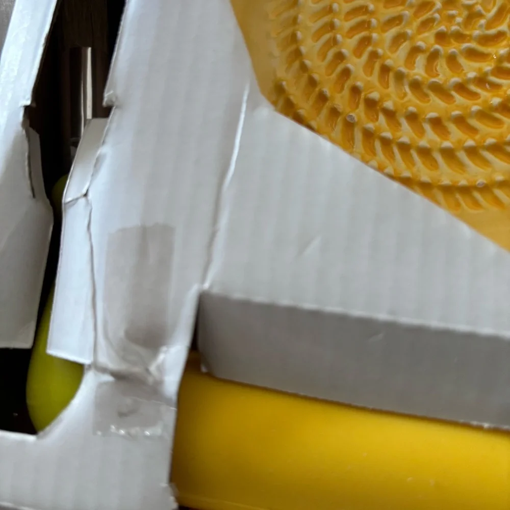 NEW As Seen On TV Yellow Olive Grater Mate Garlic/Cheese Peeler and Puree Set